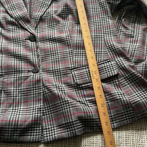 🎯60% OFF! Ava & Viv gray plaid blazer - Picture 6 of 8
